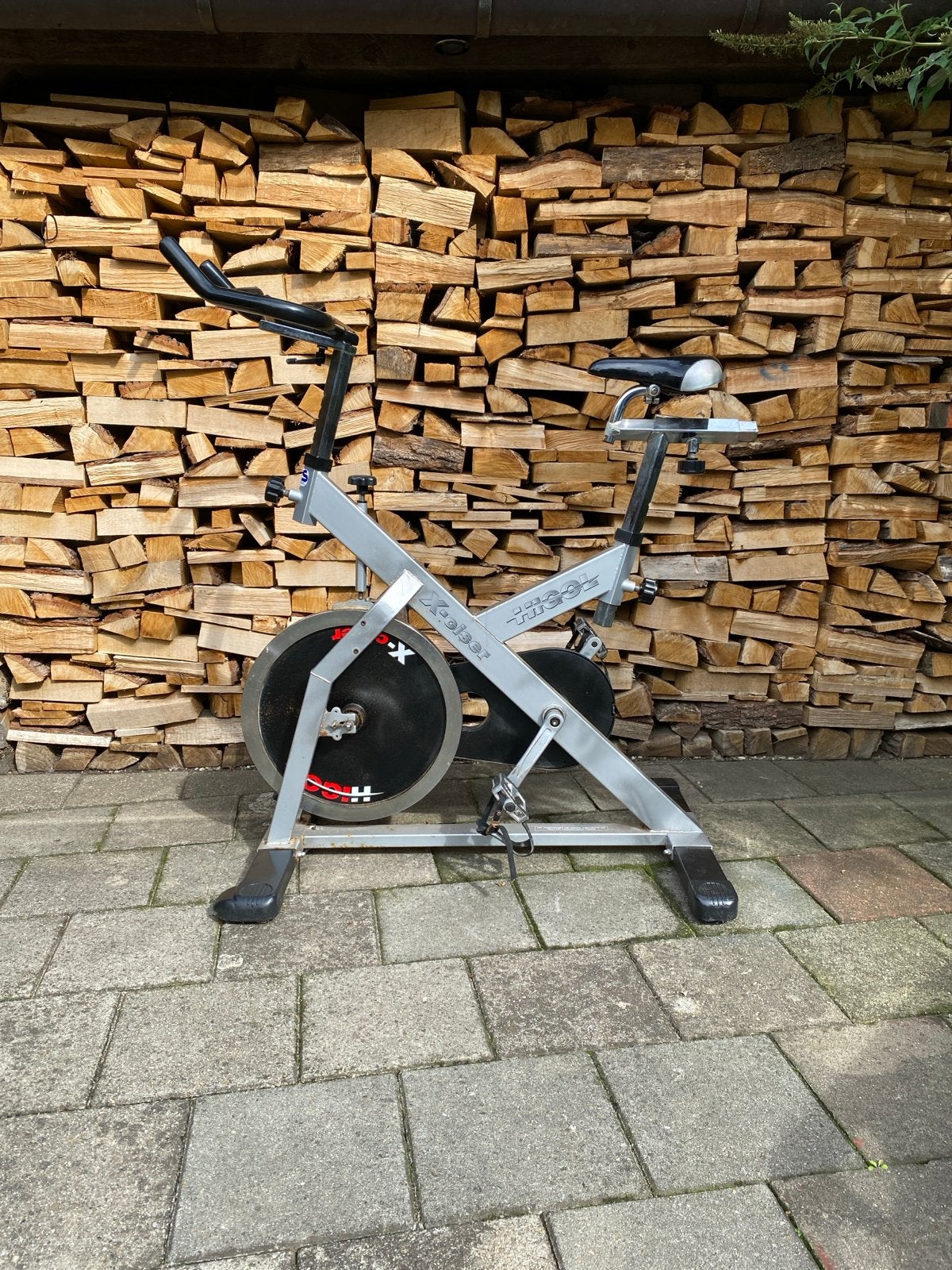 X-ciser Higol Spinhometrainer - Technisch in prima staat, Gebruikt, Spinningfiets, Ophalen of Verzenden, Metaal