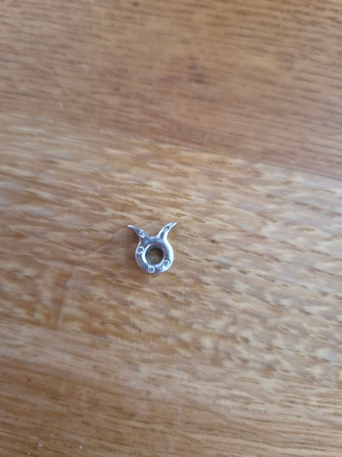 Pandora bedel stier met Strass, Pandora, Ophalen of Verzenden, Zo goed als nieuw, Zilver