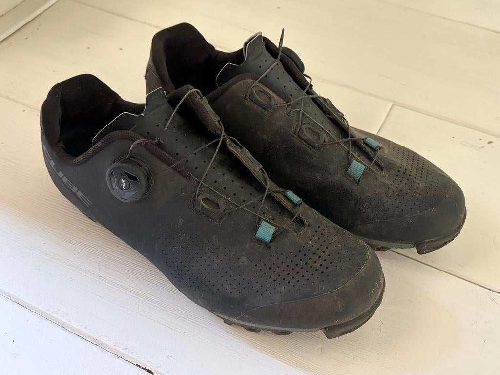 Cube mountainbike schoenen met schoenplaatjes, Gebruikt, Heren, Schoenen, Ophalen of Verzenden