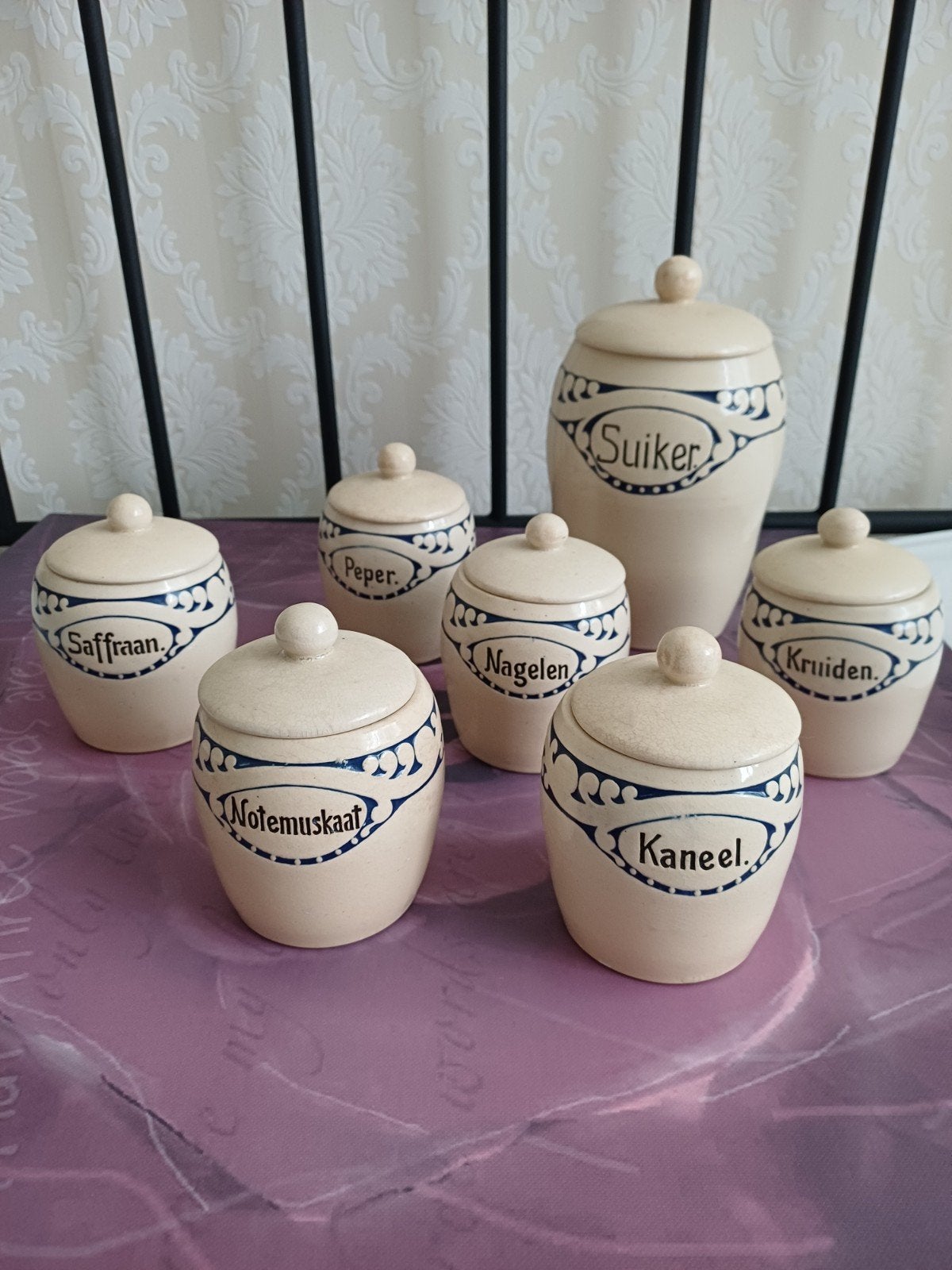 vintage kruidenpotjes, Ophalen of Verzenden