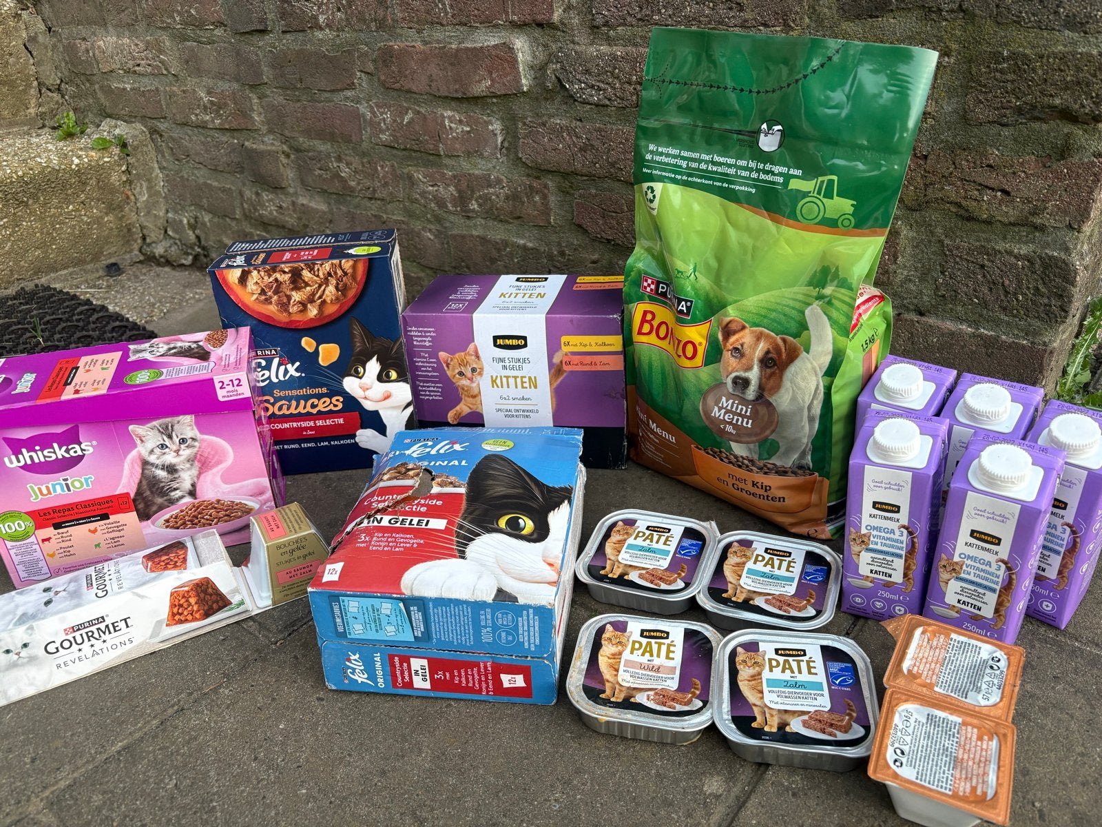 Katten / hond pakket, Dieren en Toebehoren, Ophalen, Kat