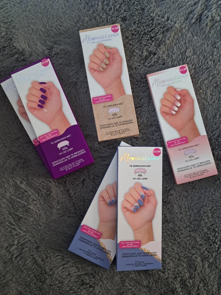 My nailcandy nail candy gelstickers € 4,- p/s, Ophalen of Verzenden, Nieuw, Handen en Nagels, Toebehoren