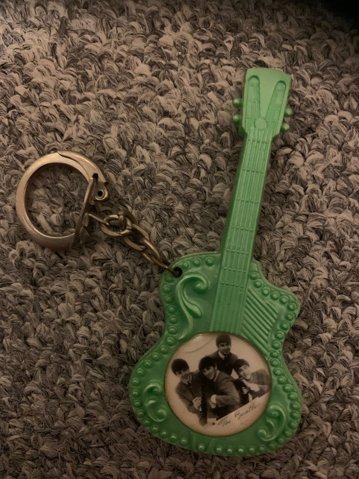 The Beatles 1964 sleutelhanger, Verzamelen, Ophalen of Verzenden, Gebruikt