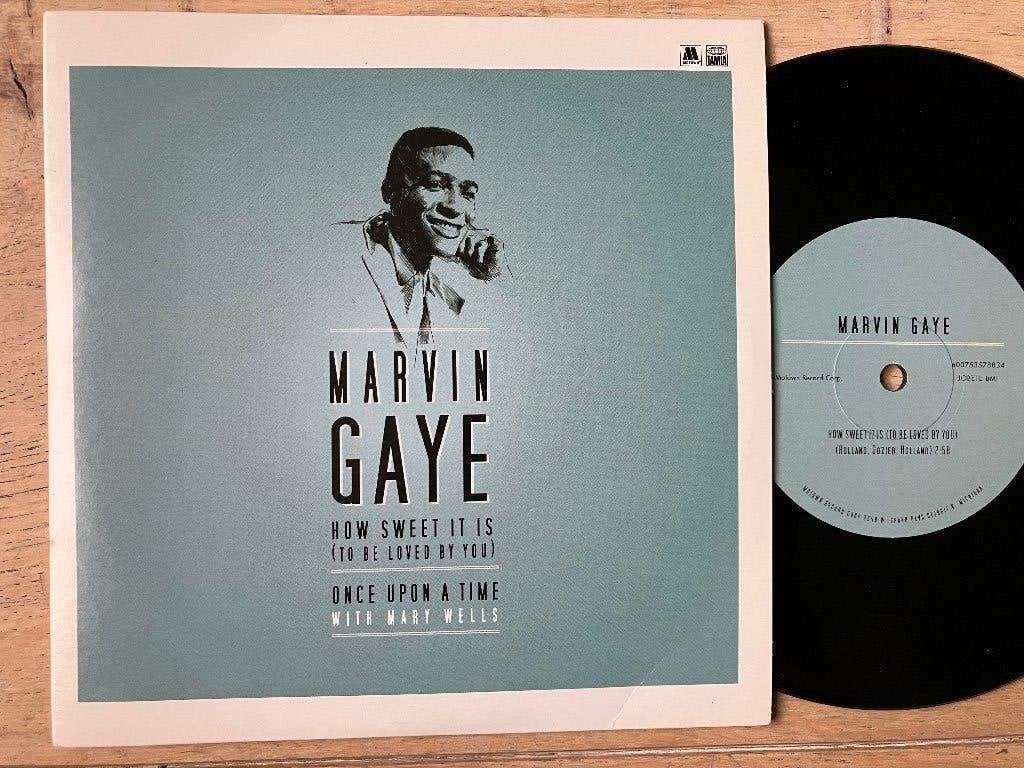 Marvin Gaye (Mary Wells), Beschermende buitenhoes, 7 inch, Ophalen of Verzenden, Zo goed als nieuw