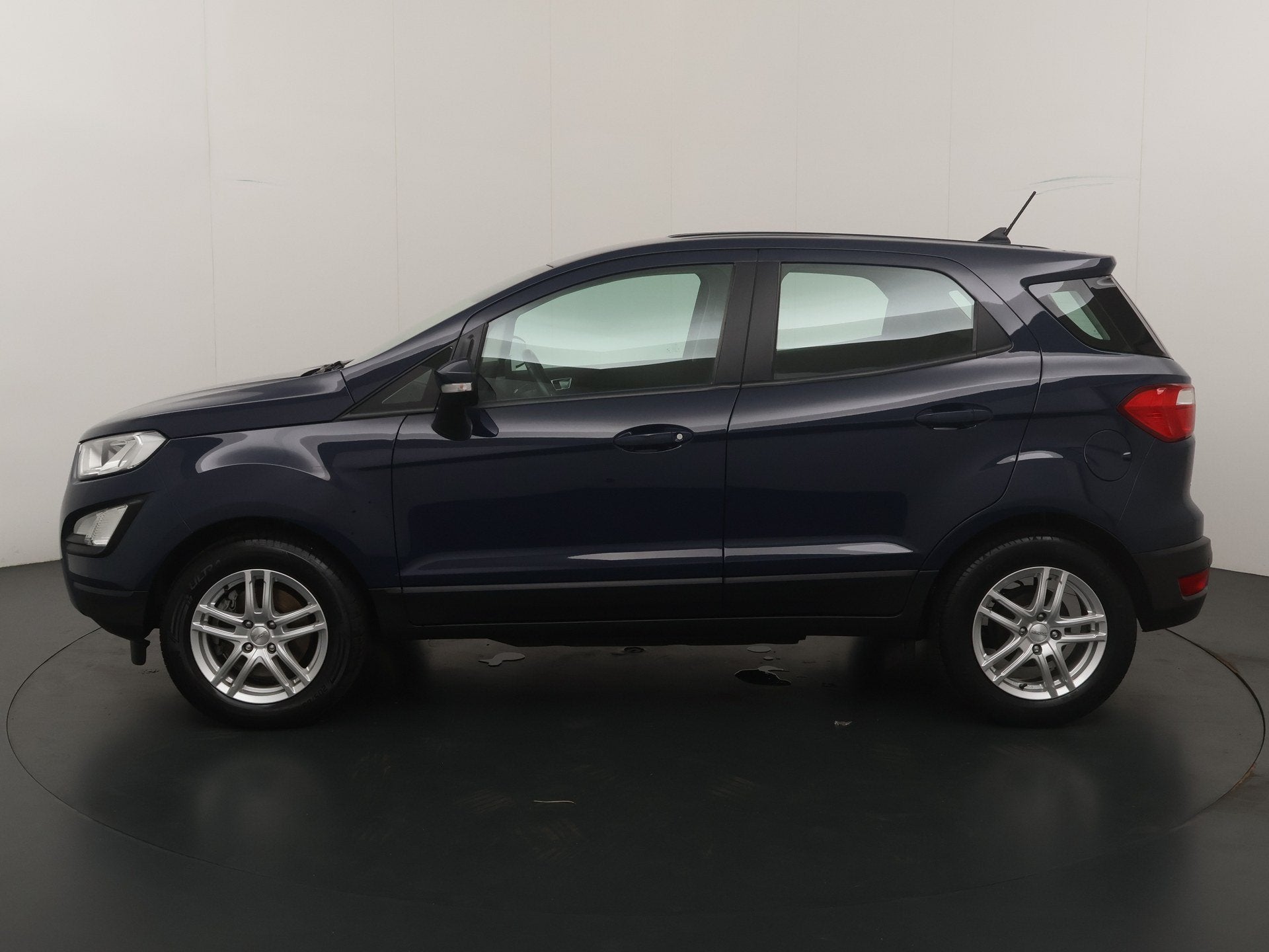 Ford EcoSport EcoBoost 100 pk Connected | Trekhaak | Airco |, Auto's, Gebruikt, Ecosport, Blauw, Origineel Nederlands