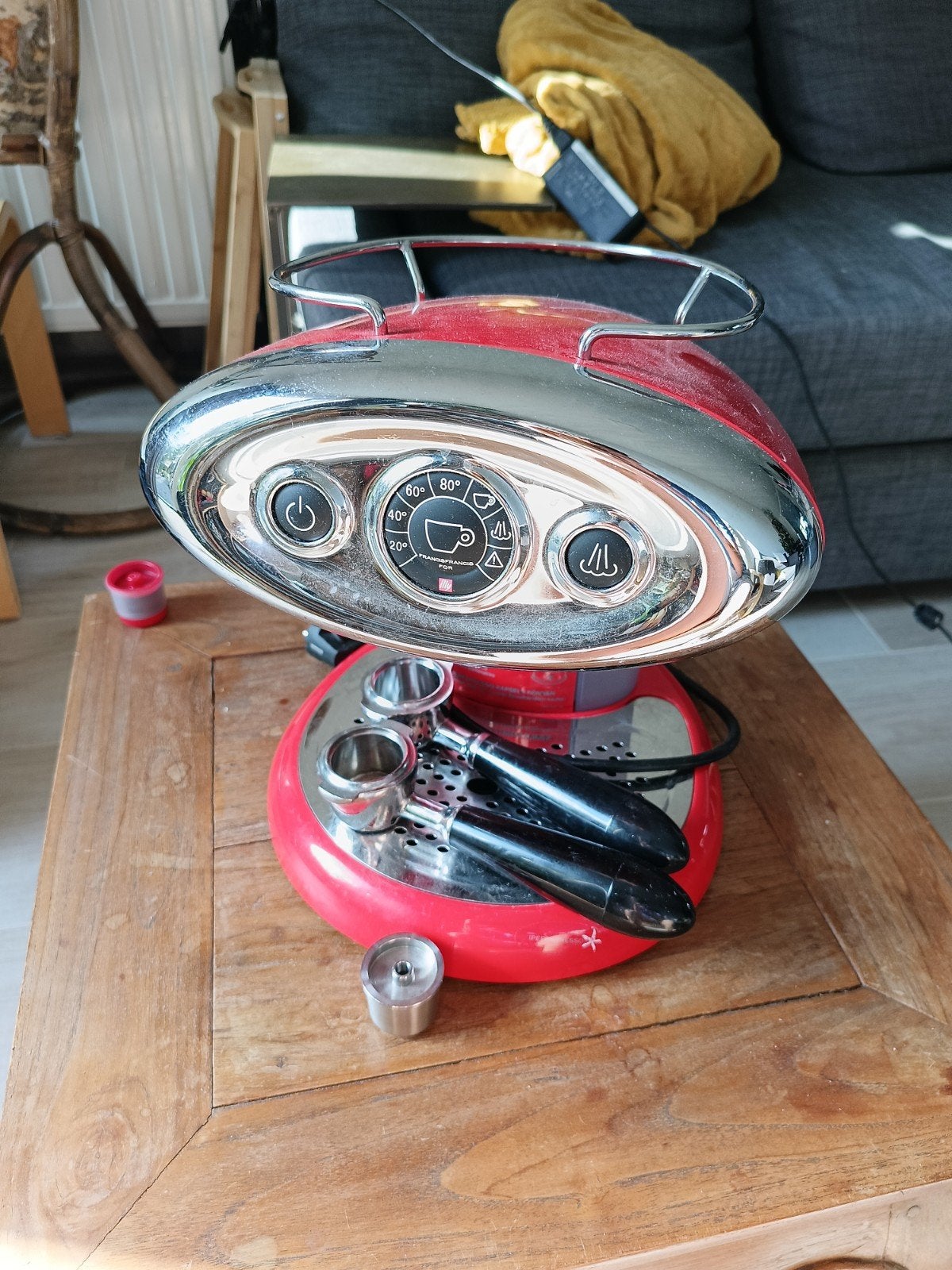 Iperespresso Illy coffee machine, Ophalen, Gebruikt, Espresso apparaat, Afneembaar waterreservoir