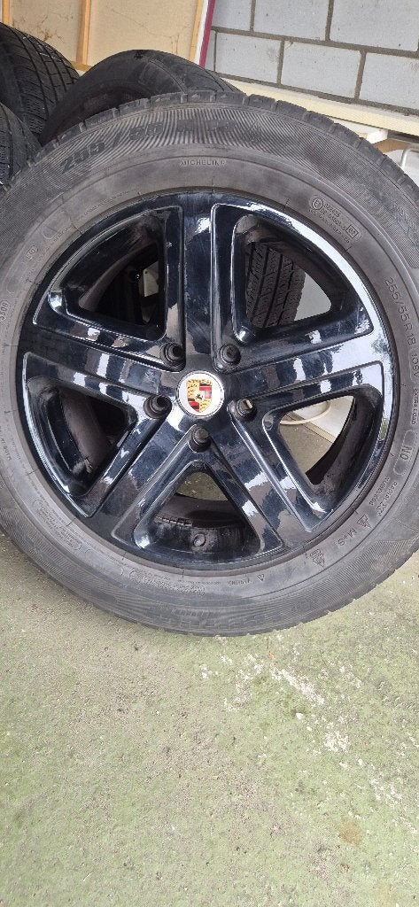 Velgen Porsche cayenne S 18 inch 255/55R, Auto-onderdelen, Banden en Velgen, Ophalen, 18 inch, Gebruikt, 255 mm