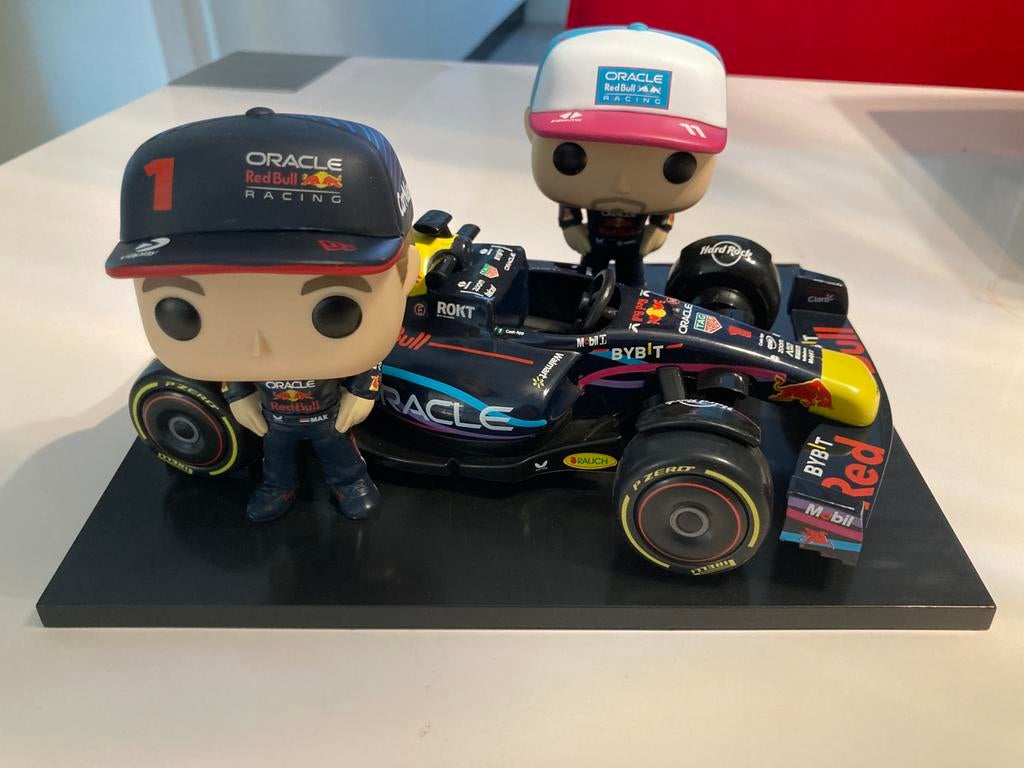 Max Verstappen red bull racing team funko pop 07, Ophalen of Verzenden, Nieuw, Formule 1