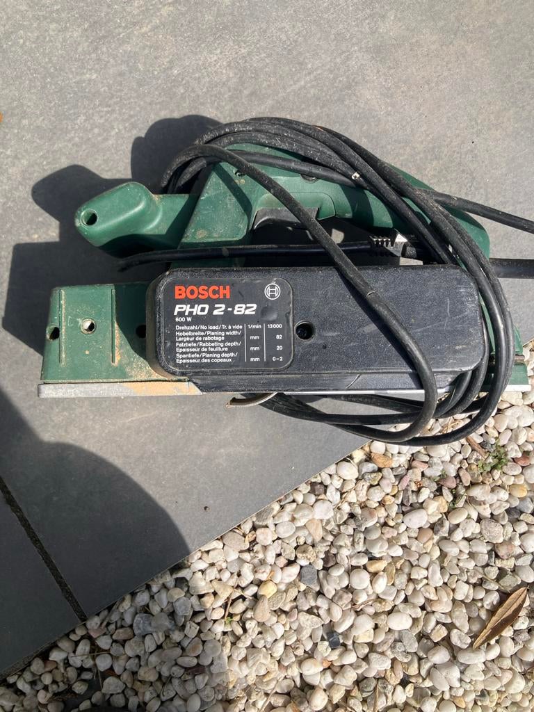 Bosch PHO 2-82 Houtschaaf - 600W, Ophalen, Gebruikt, Elektrisch
