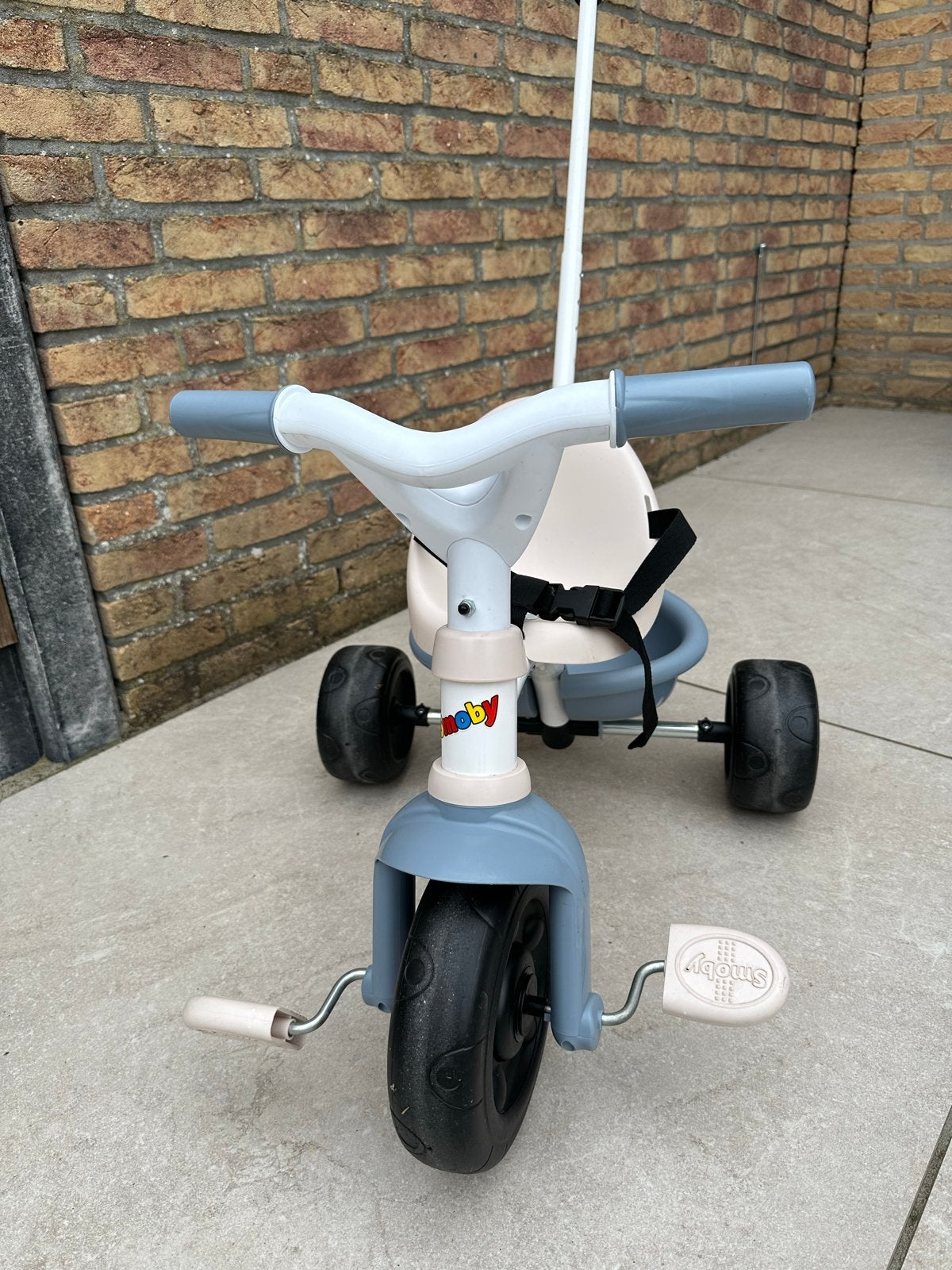 Smoby Be Fun driewieler 2-in-1 met duwstang, Ophalen of Verzenden, Zo goed als nieuw, Trapvoertuig