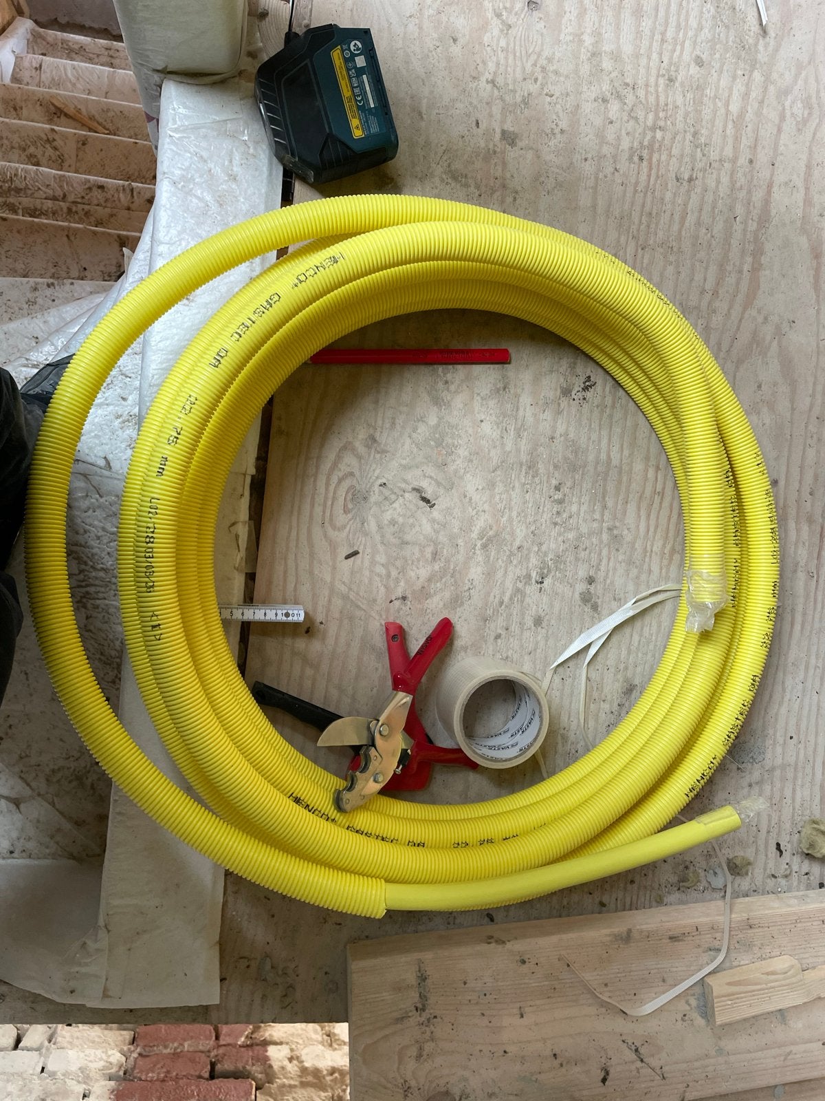 Henco gasleiding 20mm met mantel 32mm (12-13m), Doe-het-zelf en Verbouw, Overige materialen, 6 meter of meer, Overige typen, Nieuw