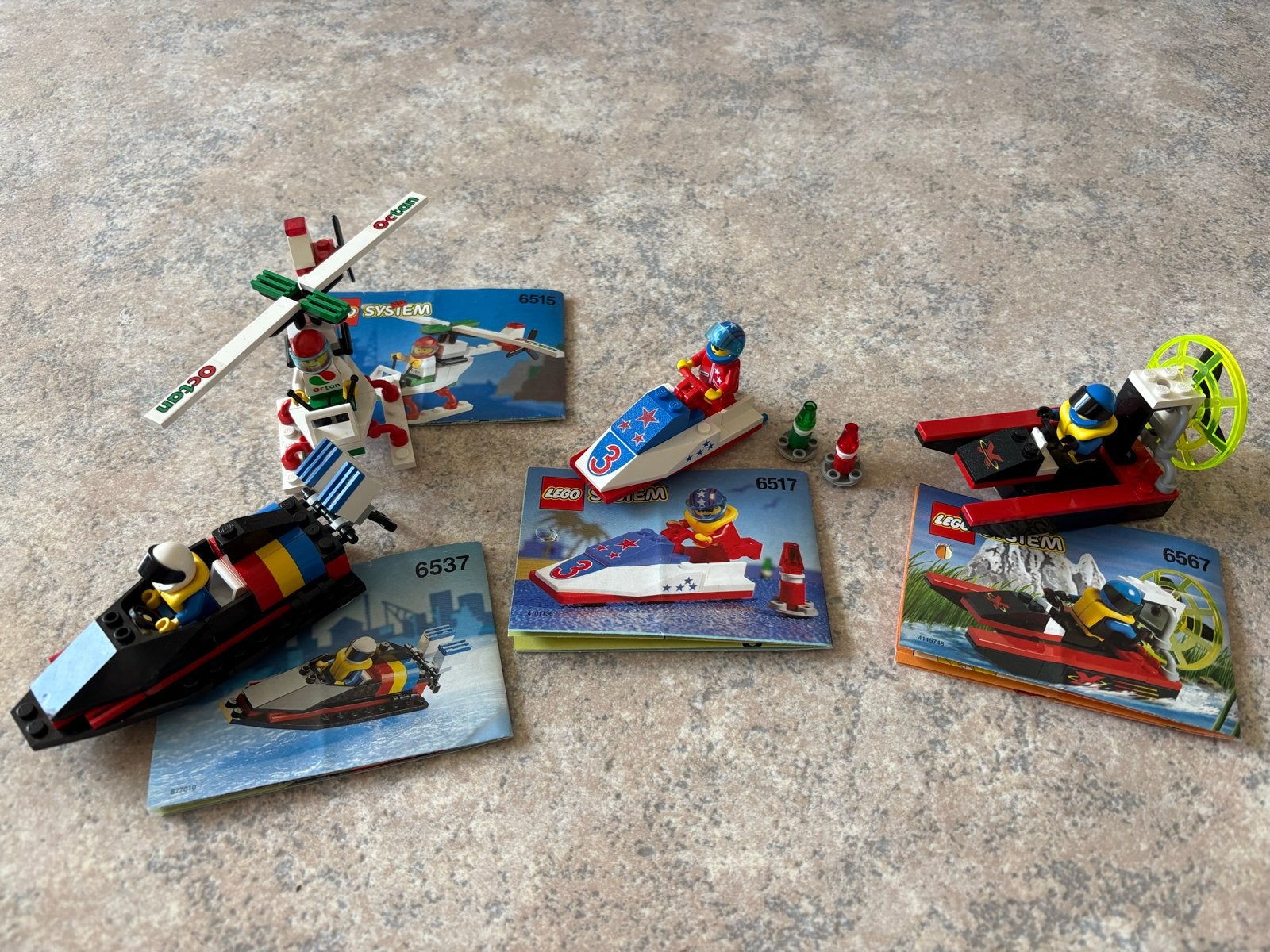 Lego Jaren '90: 4 Complete Sets met Instructies, Ophalen of Verzenden, Gebruikt, Inclusief instructies, Lego