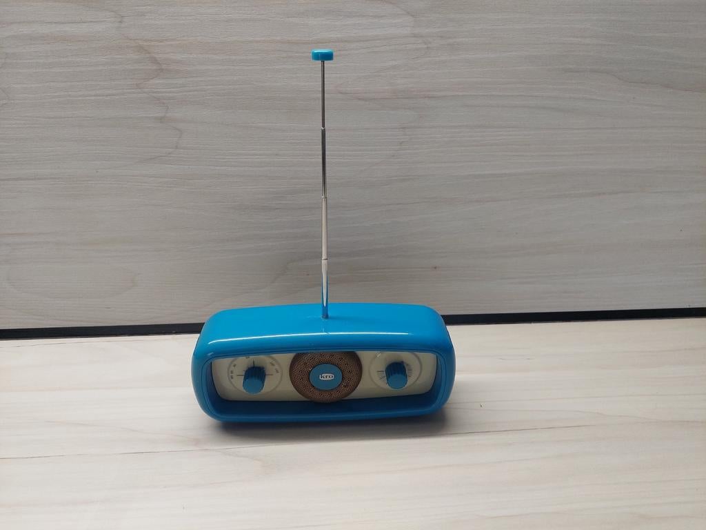 Zeldzame retro transistor radio KRO vintage sixties, Ophalen of Verzenden, Huis en Inrichting