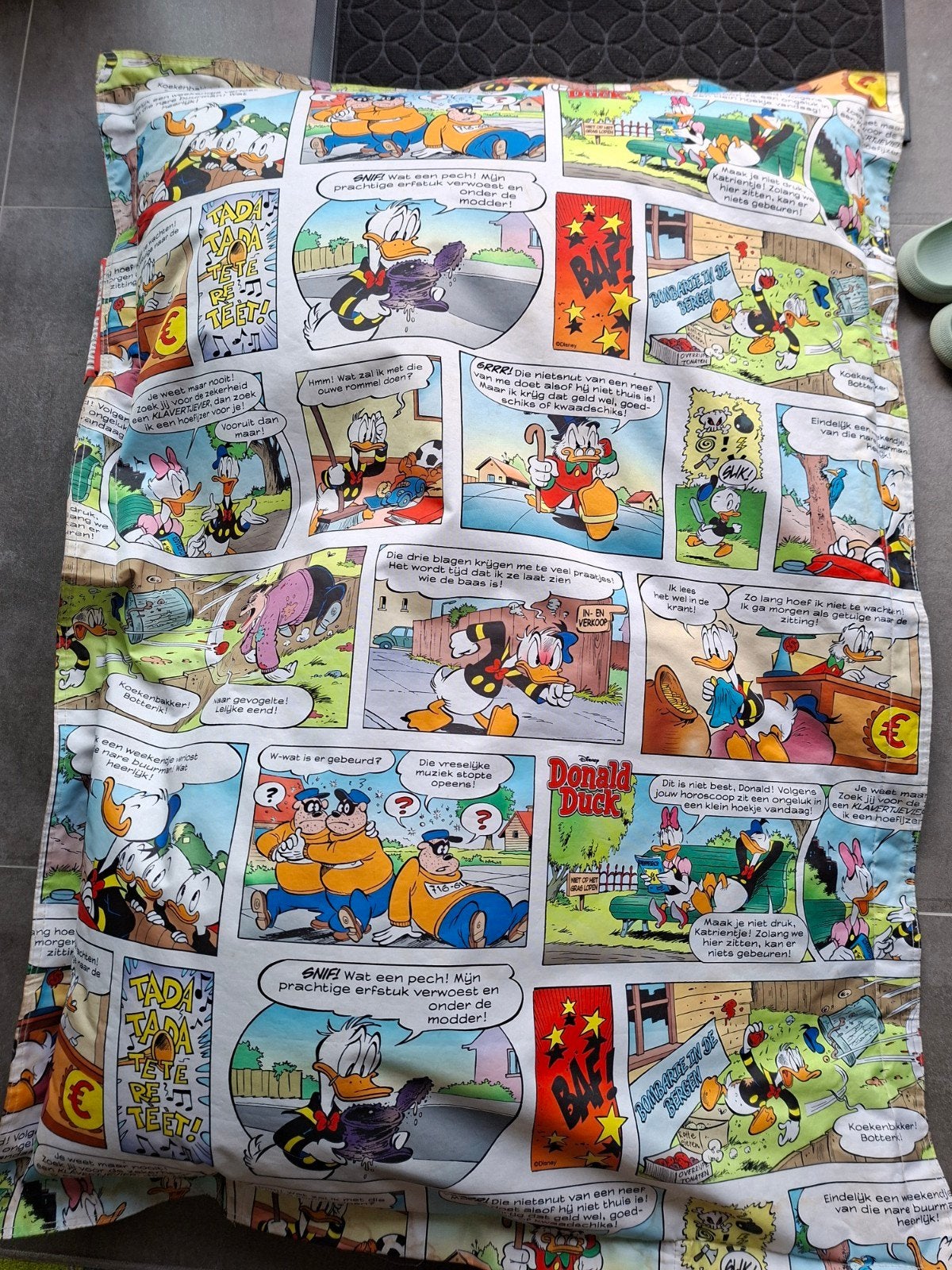 Donald Duck Zitzak stripverhaal, Ophalen, Gebruikt