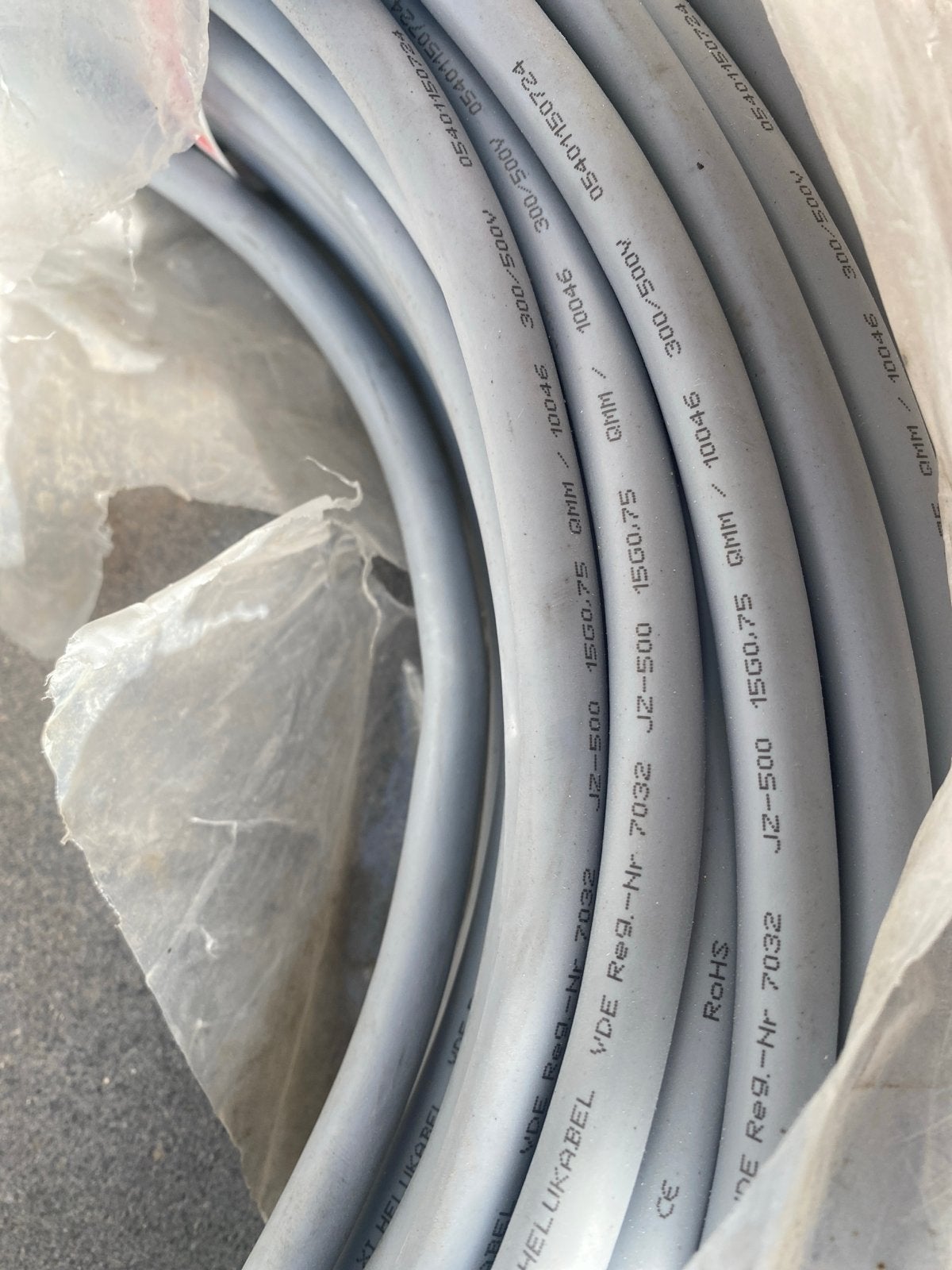 JZ-500 stuurstroomkabel 300/500V - 10046 QMM - 50m nieuw, Doe-het-zelf en Verbouw, Ophalen of Verzenden, Nieuw, Overige merken
