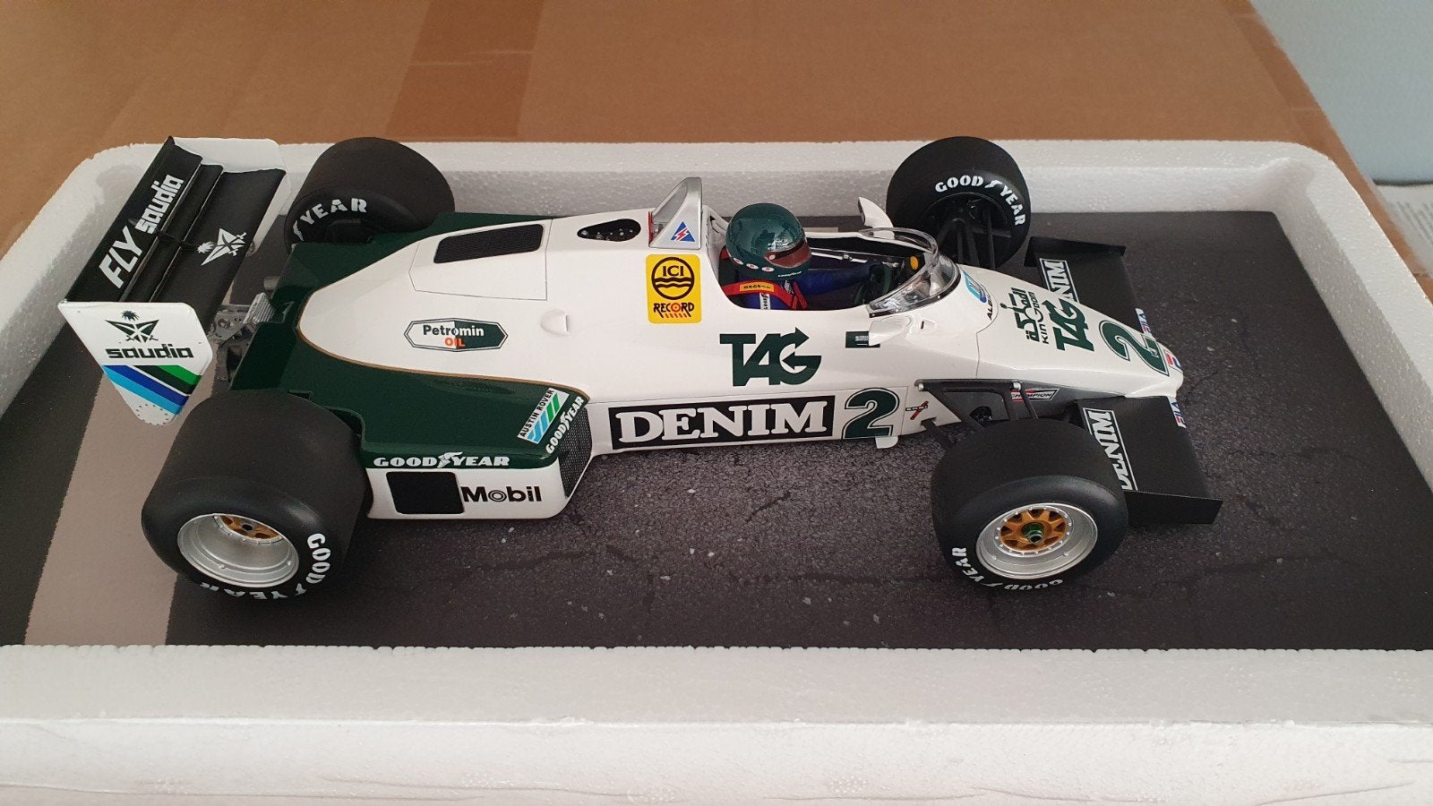 Minichamps resin 1/18 Williams FW08C 1983  Laffite, Ophalen of Verzenden, Nieuw, Auto, MiniChamps