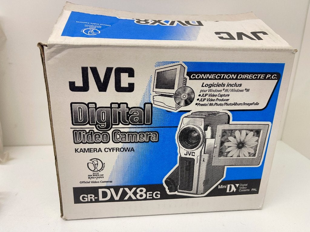 JVC GR-DVX8E Mini DV camera voor Digitaliseren-Nieuw in Doos, Jvc, Mini dv, N, N