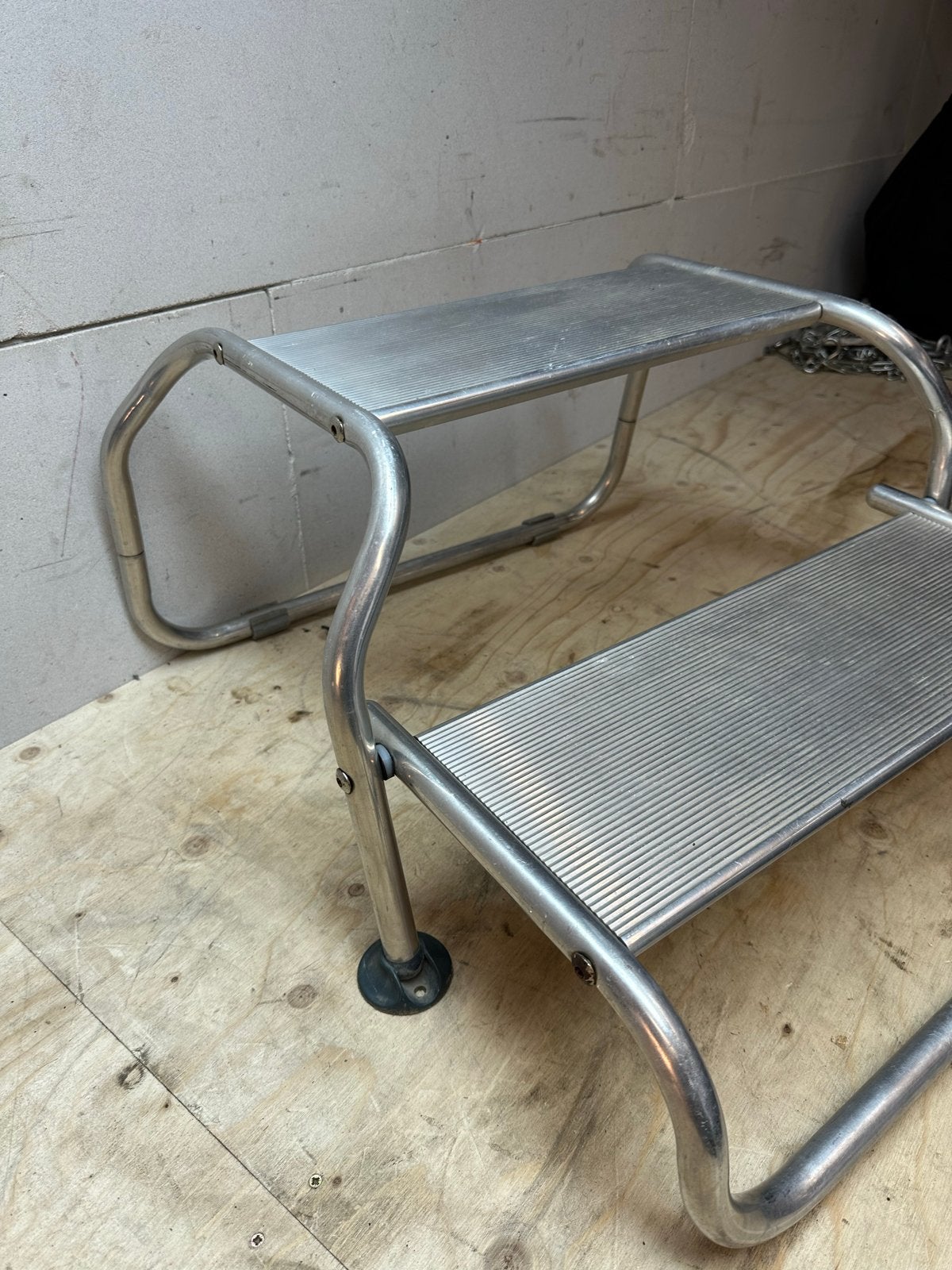 Dukdalf Caravan Opstapje - Aluminium 2 Treden, Ophalen of Verzenden, Gebruikt