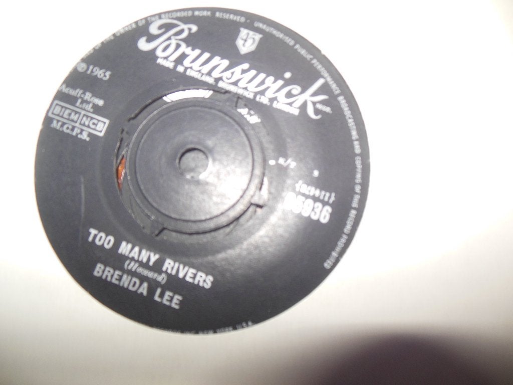 single brenda lee brunswick jukebox vinyl records 45rpm 7'', Gebruikt, 7 inch, Ophalen of Verzenden, Rock en Metal