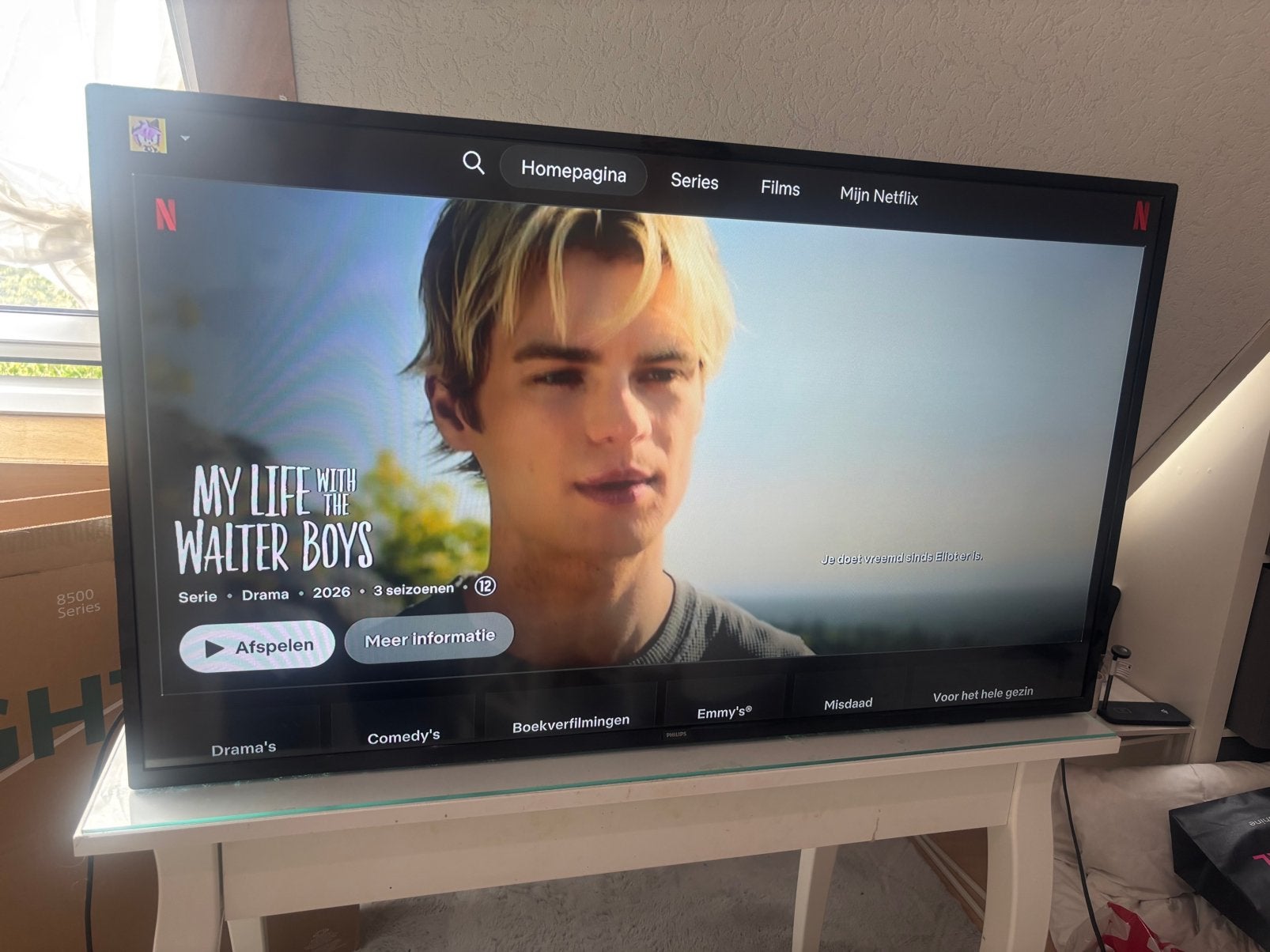 Philips 43 inch, Ophalen, Philips, 50 Hz, Zo goed als nieuw