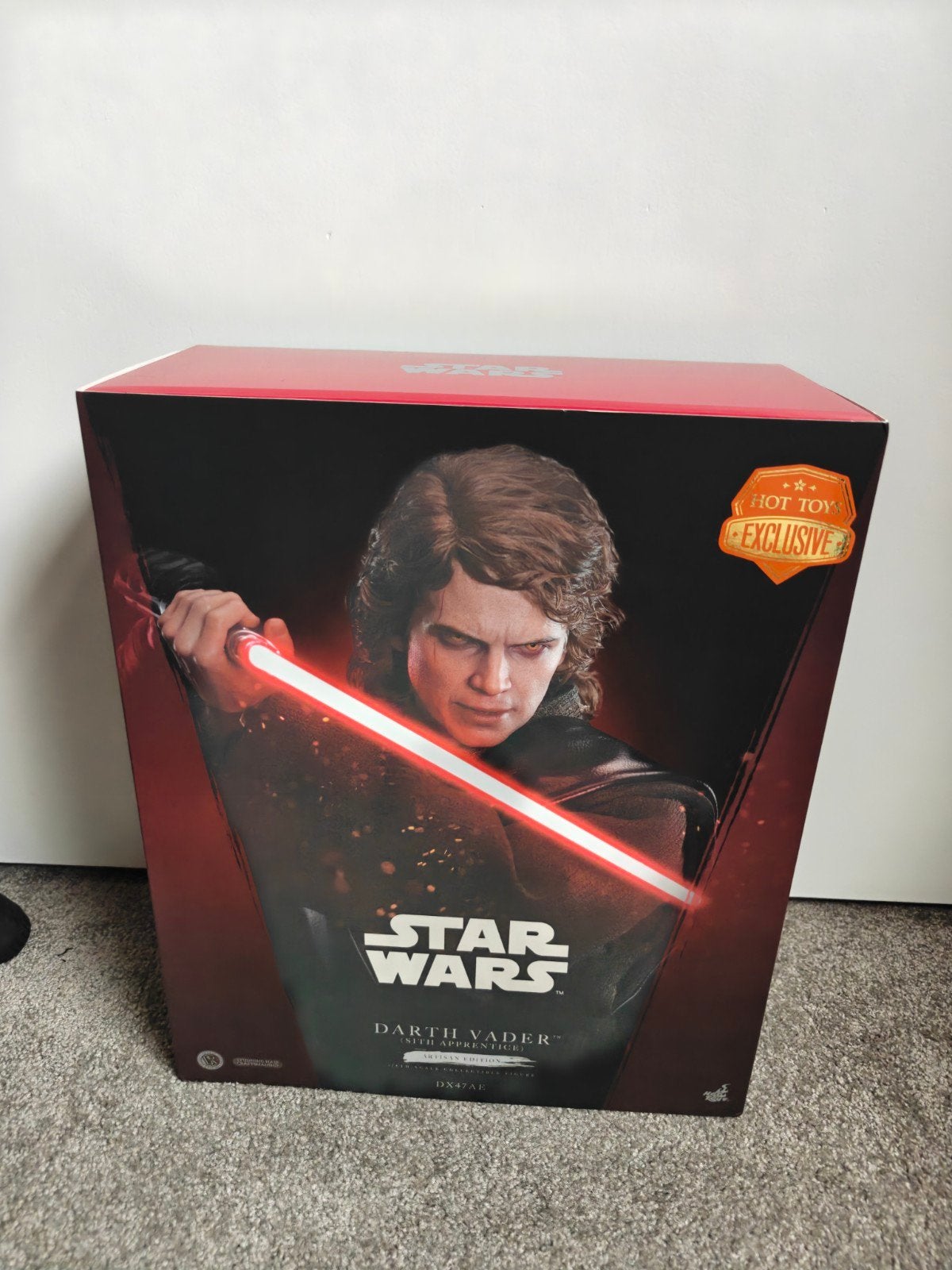 Hot Toys Darth Vader Sith Apprentice DX47AE Artisan Anakin, Verzamelen, Star Wars, Ophalen of Verzenden, Zo goed als nieuw, Actiefiguurtje