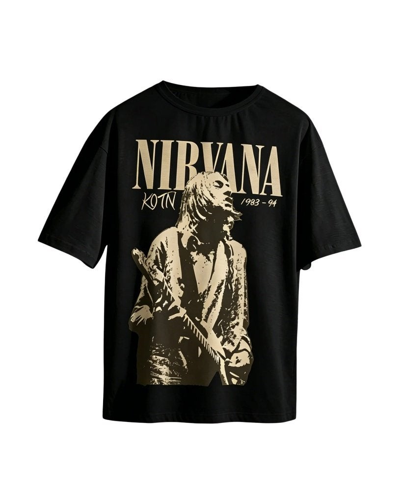 Band T-shirt Nirvana - Kurt Cobain, Ophalen of Verzenden, Nieuw, Overige maten, Overige kleuren