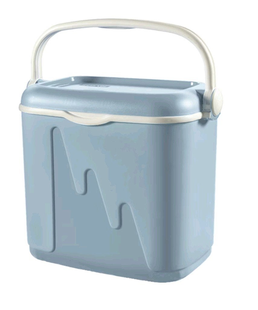 Curver lichtblauwe koelbox z.g.a.n. 20 liter, Ophalen, Zo goed als nieuw, Koelbox, Koelelement