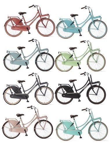 24,22,24,26,28 inch daily,inruil,rijklaar E-bikes 3,7n versn, Fietsen en Brommers, Fietsen | Meisjes, Overige merken, Terugtraprem