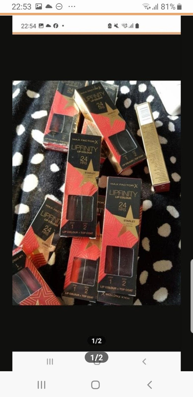 10 stuks maxfactor lipfinity zonder topcoat nr 88, Verzenden, Nieuw, Overige kleuren, Handen en Nagels