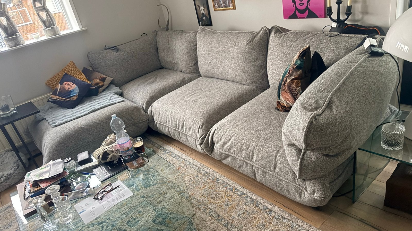 Fatboy Sumo  Hoekbank - Comfortabel en Stijlvol, 250 tot 300 cm, 100 tot 125 cm, Hoekbank, Ophalen of Verzenden