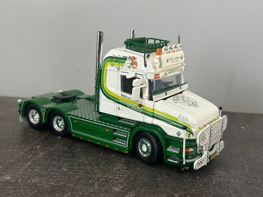 Tekno 1/50 Scania T Van den Hoeven, Verzenden, Zo goed als nieuw, Bus of Vrachtwagen, Tekno