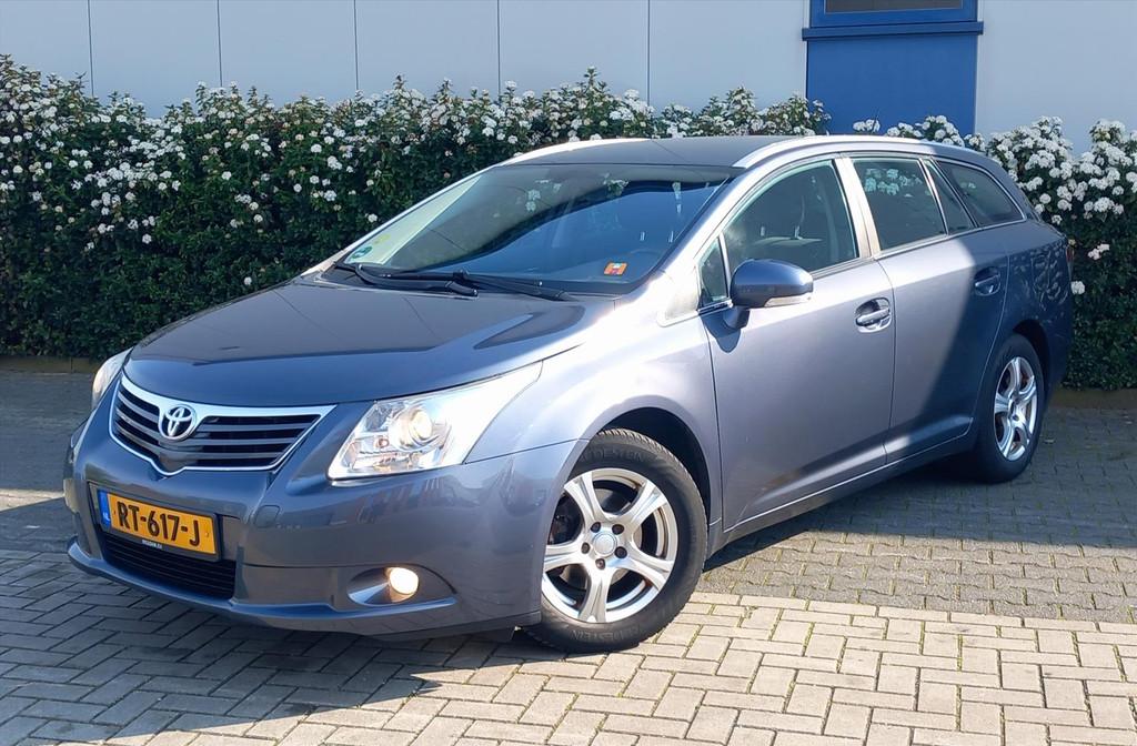 TOYOTA Avensis 1.8 16V VVT-I WAGON Dynamic, Auto's, Zwart, 4 cilinders, Blauw, Elektrische ramen