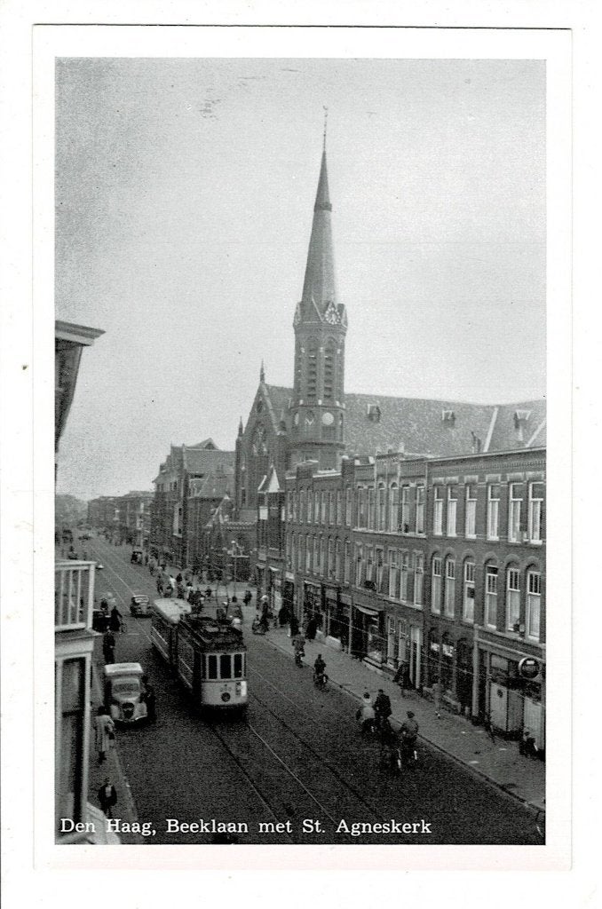 den Haag, Beeklaan en Kerk, Ophalen of Verzenden, Ongelopen, Zuid-Holland