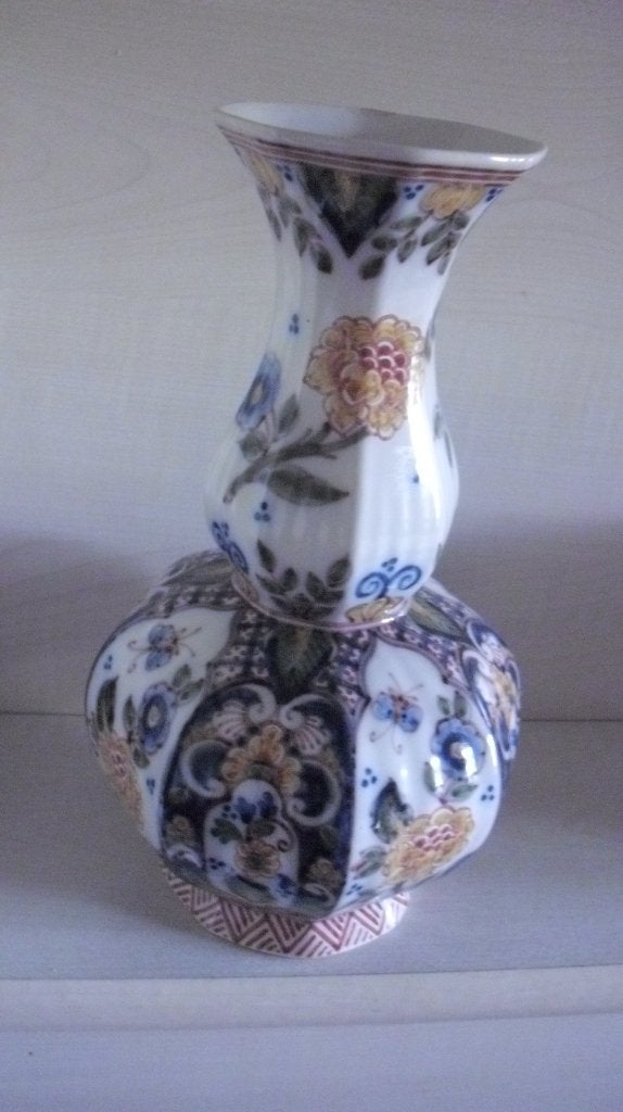 Makkum hand beschilderde-Vaas, Ophalen of Verzenden