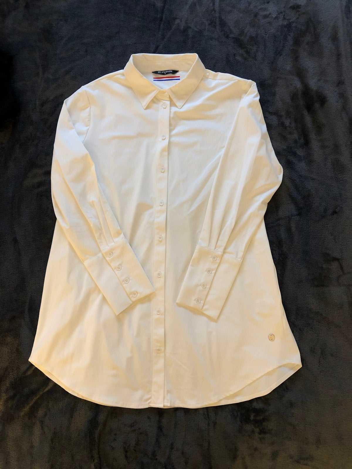My Pashion Witte Blouse Maat M - Zo goed als nieuw, Ophalen of Verzenden, Zo goed als nieuw, Maat 38/40 (M), Wit
