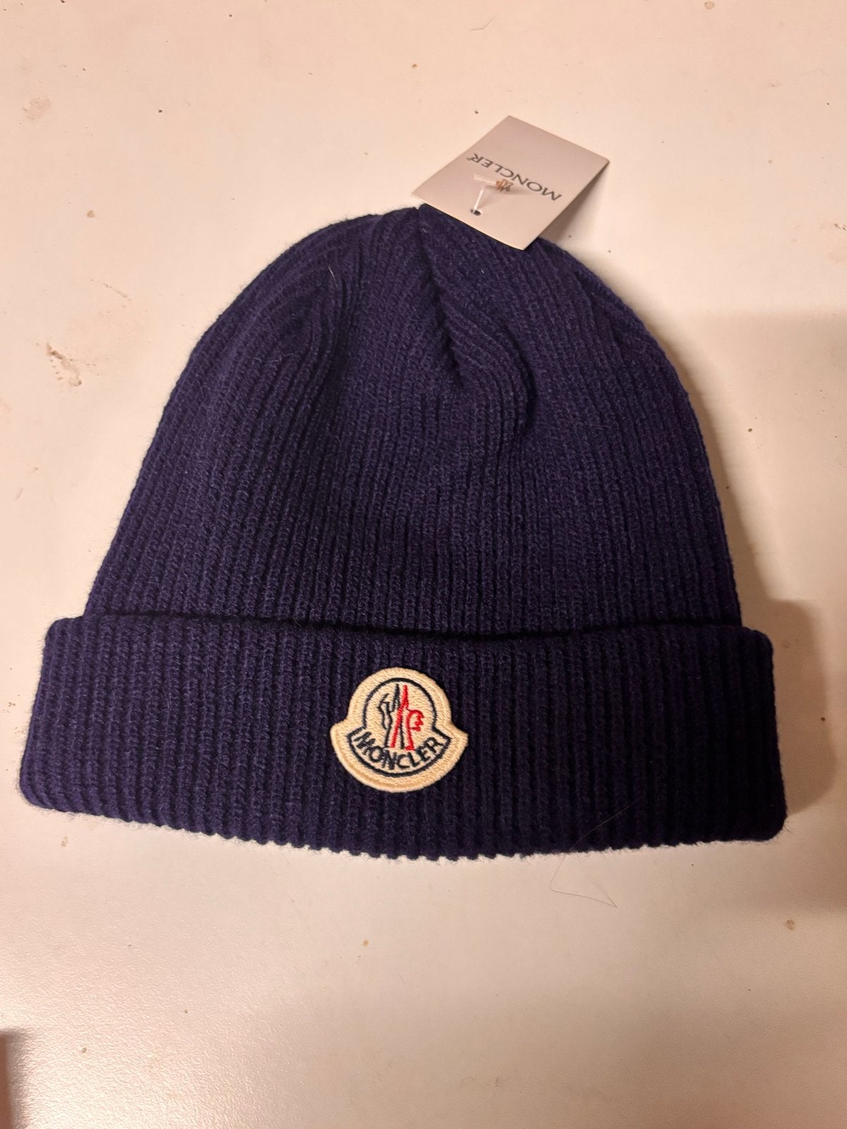 Nieuwe Moncler Muts - Donkerblauw, Kleding | Heren, Ophalen of Verzenden, Nieuw, One size fits all