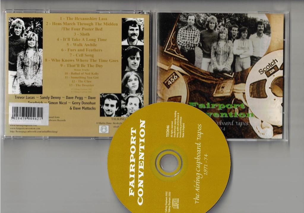 FAIRPORT CONVENTION CD The Airing Cupboard Tapes '71 - '74, Ophalen of Verzenden, Zo goed als nieuw, Poprock