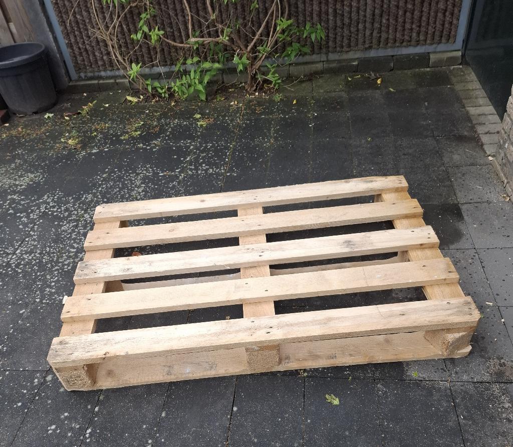 Pallet, Ophalen, Gebruikt, Minder dan 25 mm, Minder dan 200 cm