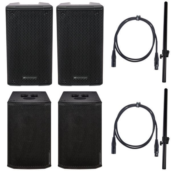 DBTechnologies B-Hype 8 & SUB612 Geluidsset met hoezen, Speakerset, DBTechnologies, Ophalen of Verzenden, Zo goed als nieuw