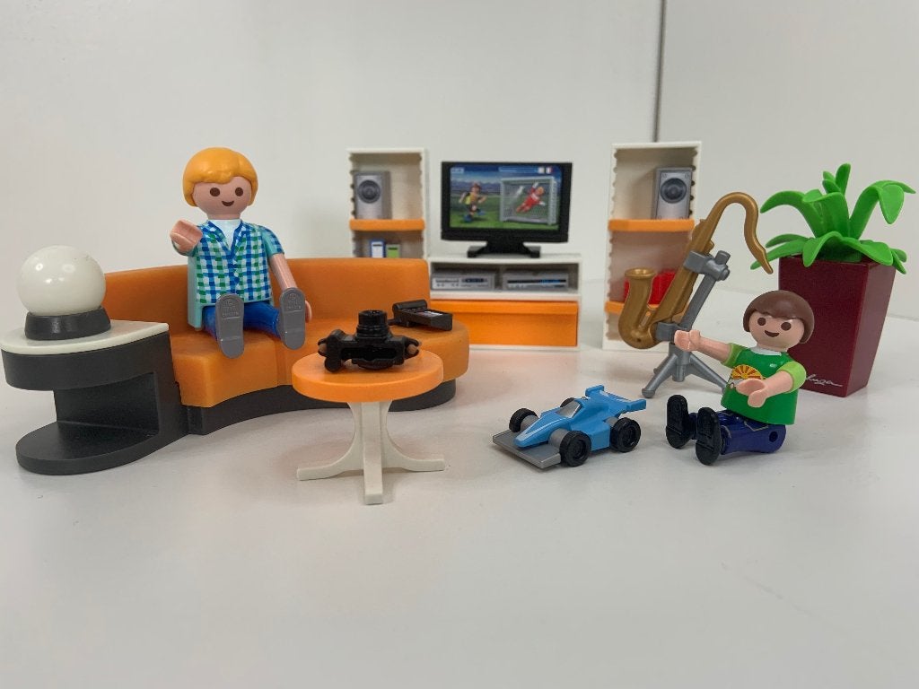 Playmobil 9267 Salon (compleet), Gebruikt, Complete set, Overige typen, Ophalen of Verzenden