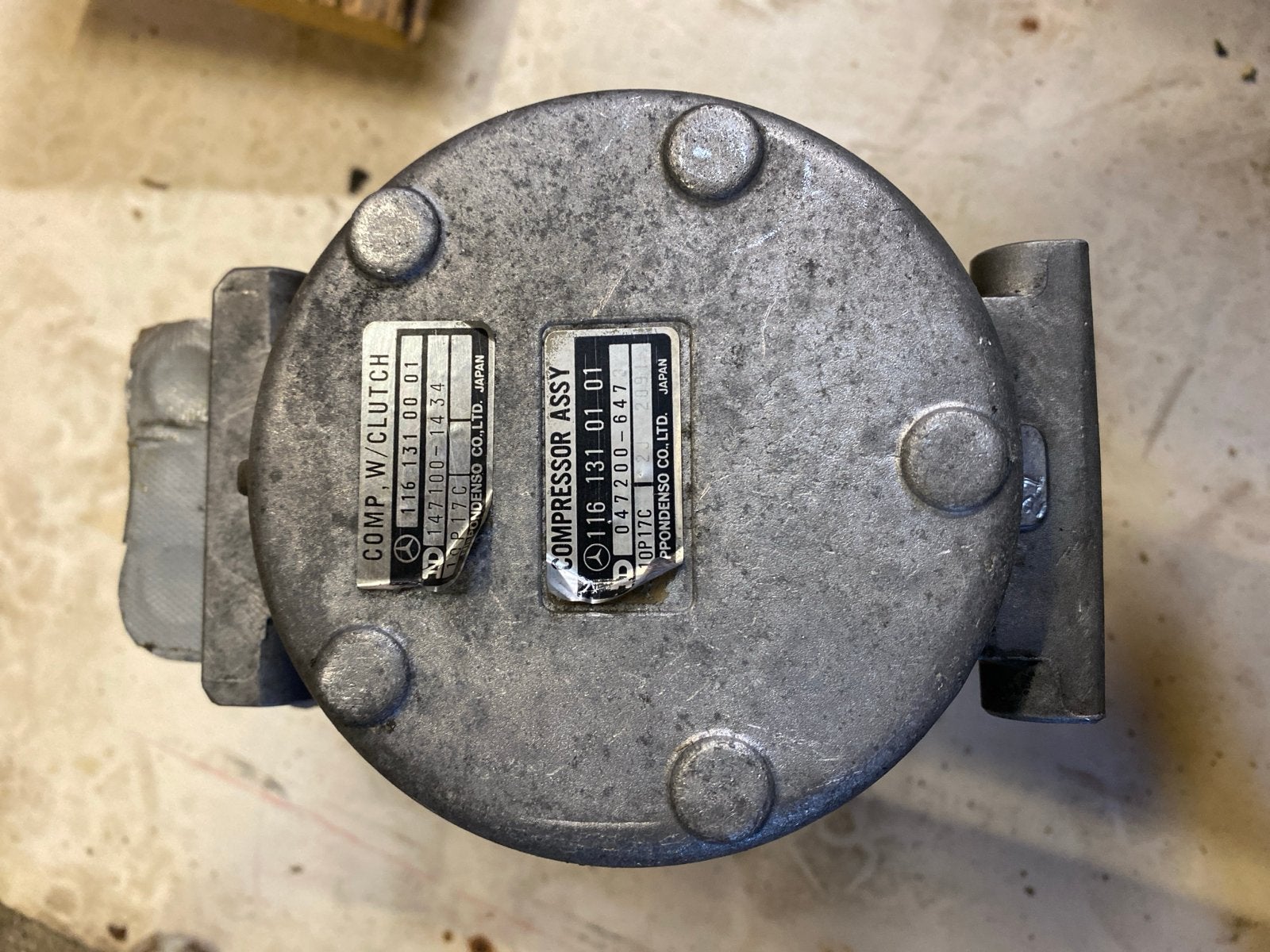 Mercedes-Benz Airco Compressor A1161310101 Gebruikt, Ophalen of Verzenden, Gebruikt, Mercedes-Benz