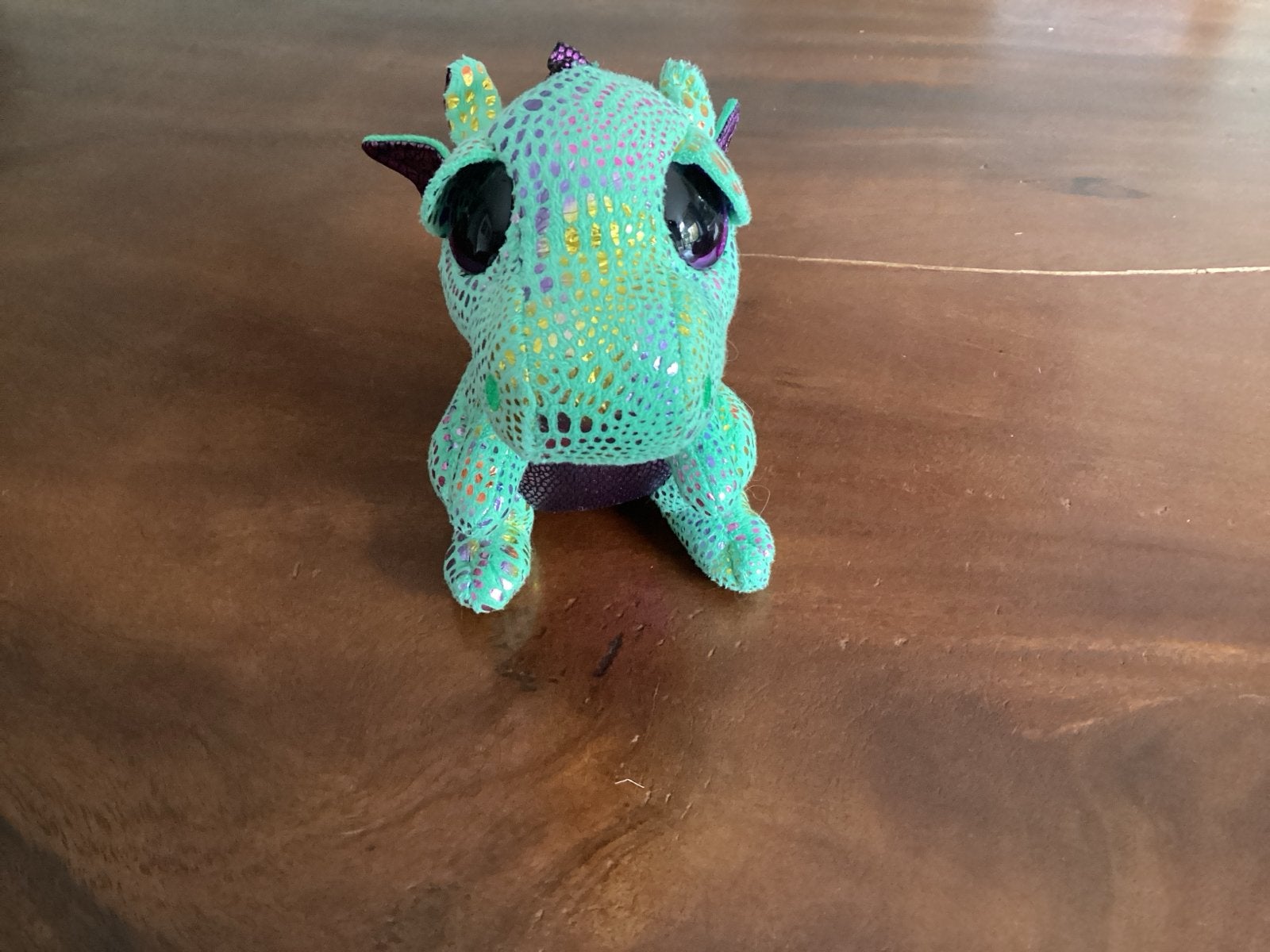Ty Beanie Boos Cinder Draak Knuffel - Zo goed als nieuw, Groen, Ophalen of Verzenden, Klein (minder dan 20 cm), Ty