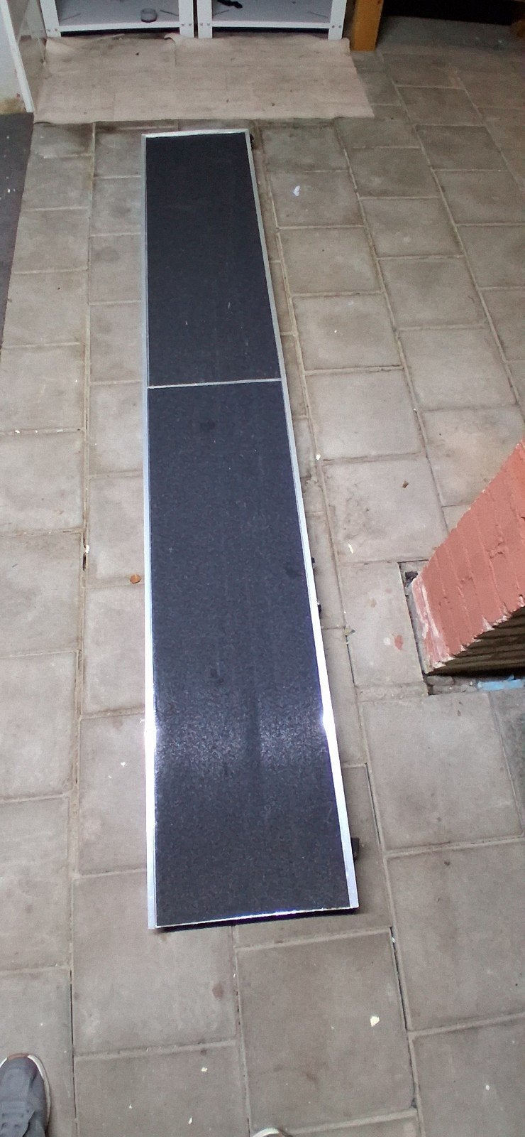 Opvouwbare aluminium oprit/hondenramp 110kg, Ophalen of Verzenden, Gebruikt