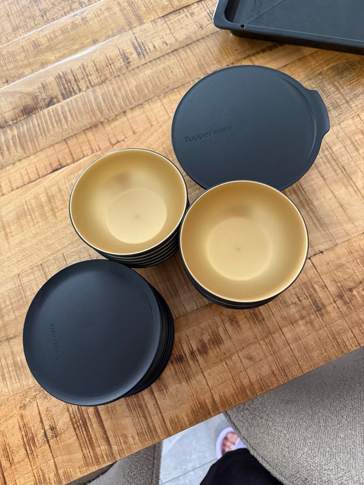 Tupperware kommen met deksel - 12x 275ml, 1x 740ml, Huis en Inrichting, Keuken | Tupperware, Gebruikt, Bak of Kom, Overige kleuren