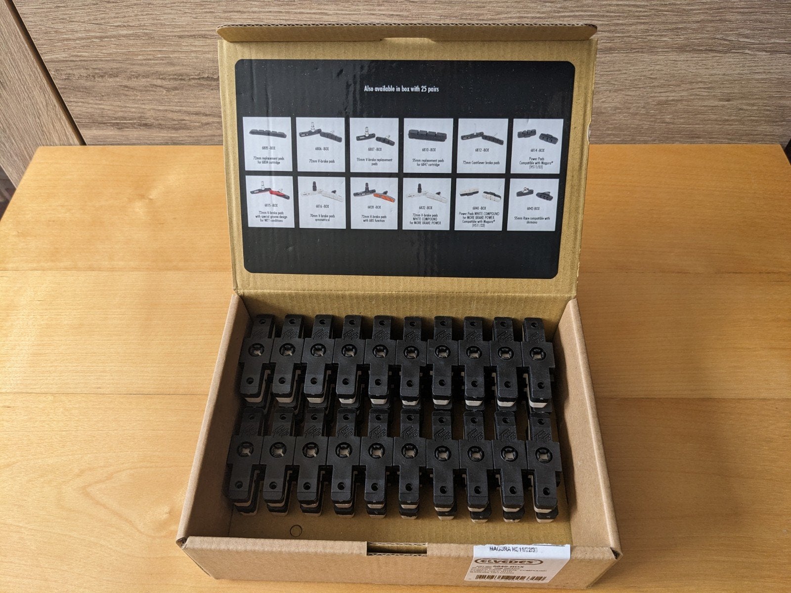 Elvedes Magura remblokken 25 paar HS11/HS22/HS33, Ophalen of Verzenden, Nieuw, Fatbike, Elvedes Magura