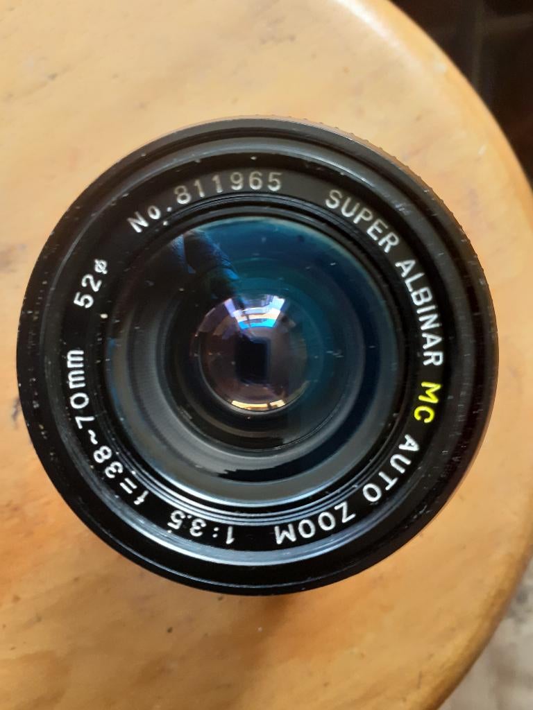 Super ALBINAR MC Auto Zoom 1:3.5 f=38~70mm 52, Ophalen, Gebruikt, Standaardlens, Zoom