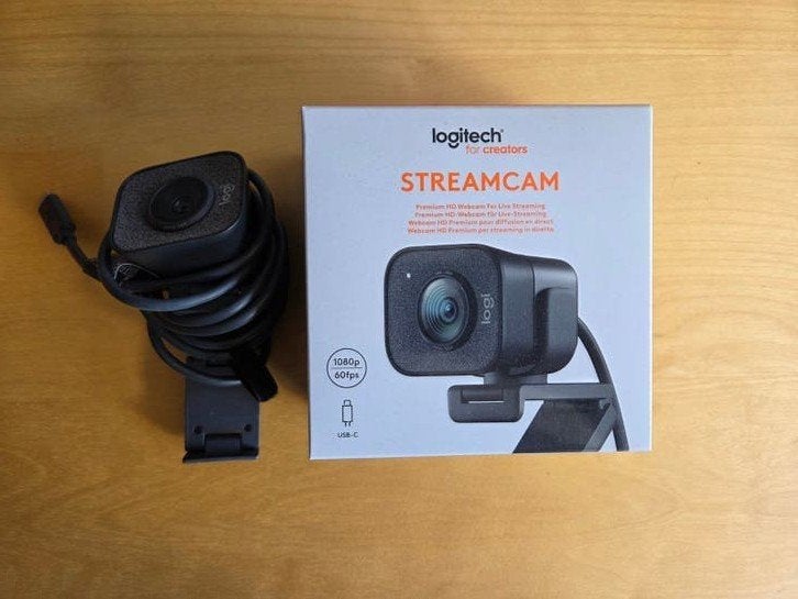 Logitech StreamCam Full HD Webcam, Monitorclip, Logitech, Ophalen of Verzenden, Zo goed als nieuw