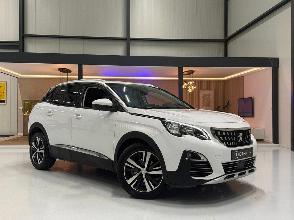 Peugeot 3008 131pk Automaat |Schermen Achterin | NAP | 360 C, Auto's, 1199 cc, Lichtsensor, Leder en Stof, Wit