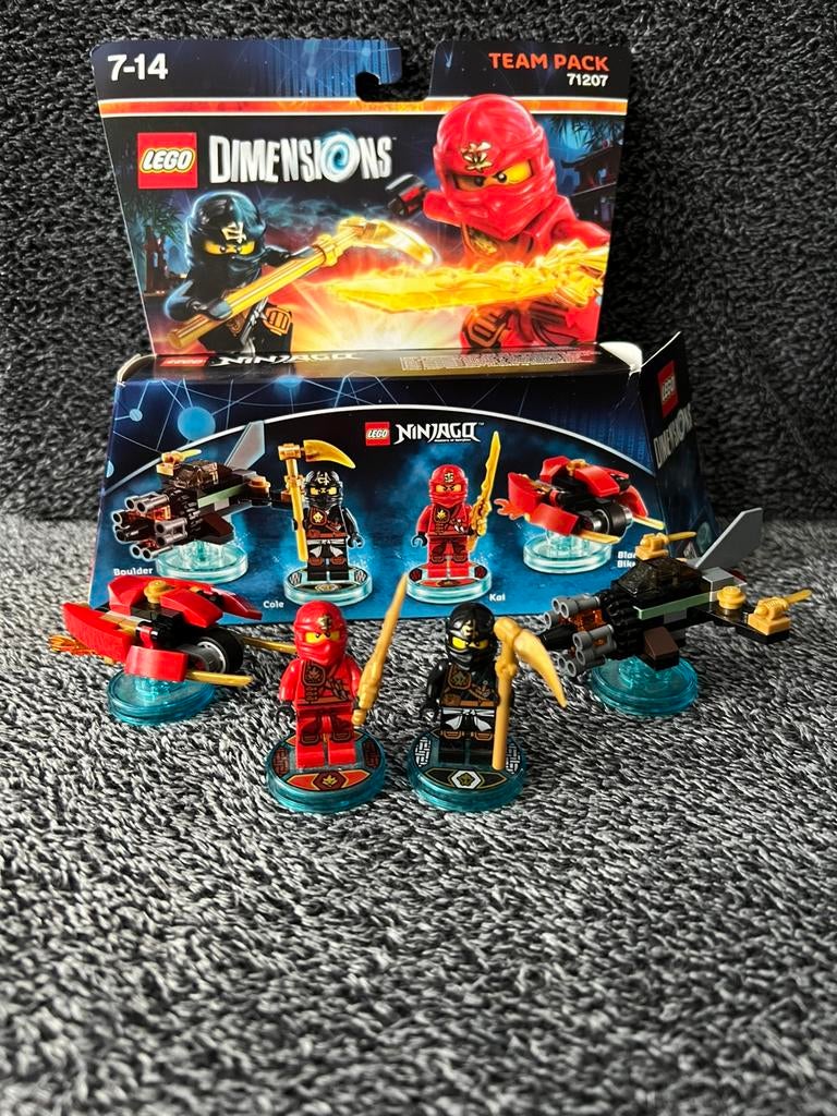 Lego dimensions 71207 Kai & cole met doos, Avontuur en Actie, 2 spelers, Ophalen of Verzenden, Zo goed als nieuw