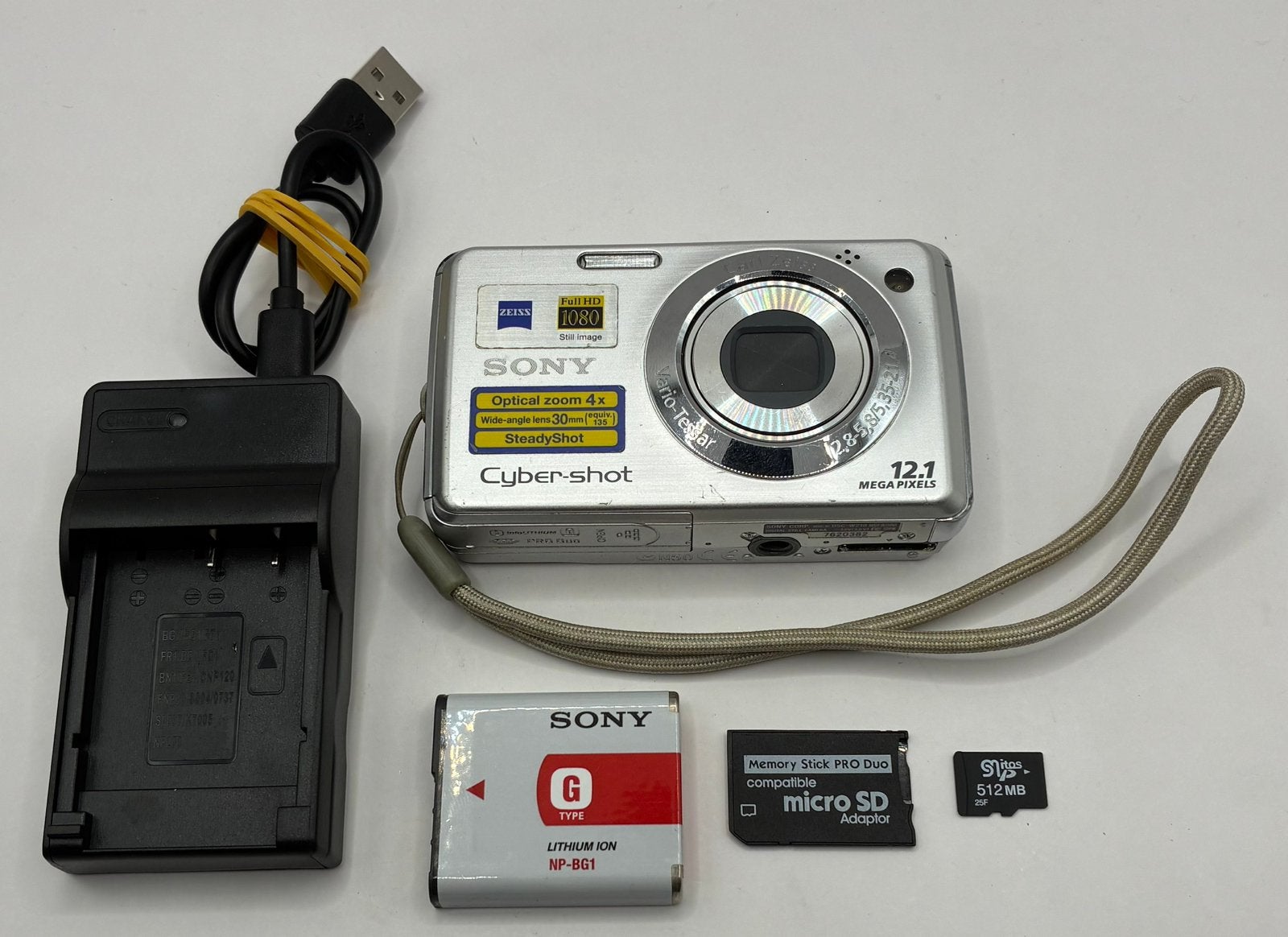 Sony Cyber-shot DSC-W210 - compact camera, Ophalen of Verzenden, Zo goed als nieuw, Sony, 8 keer of meer